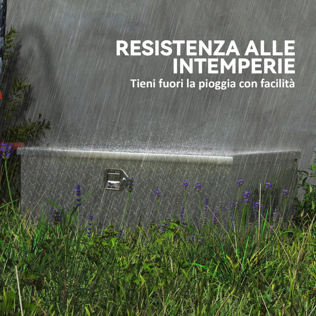 Cassetta degli Attrezzi ¨C Minimal ¨C Argento, Alluminio, 76.2x33x24.4 cm