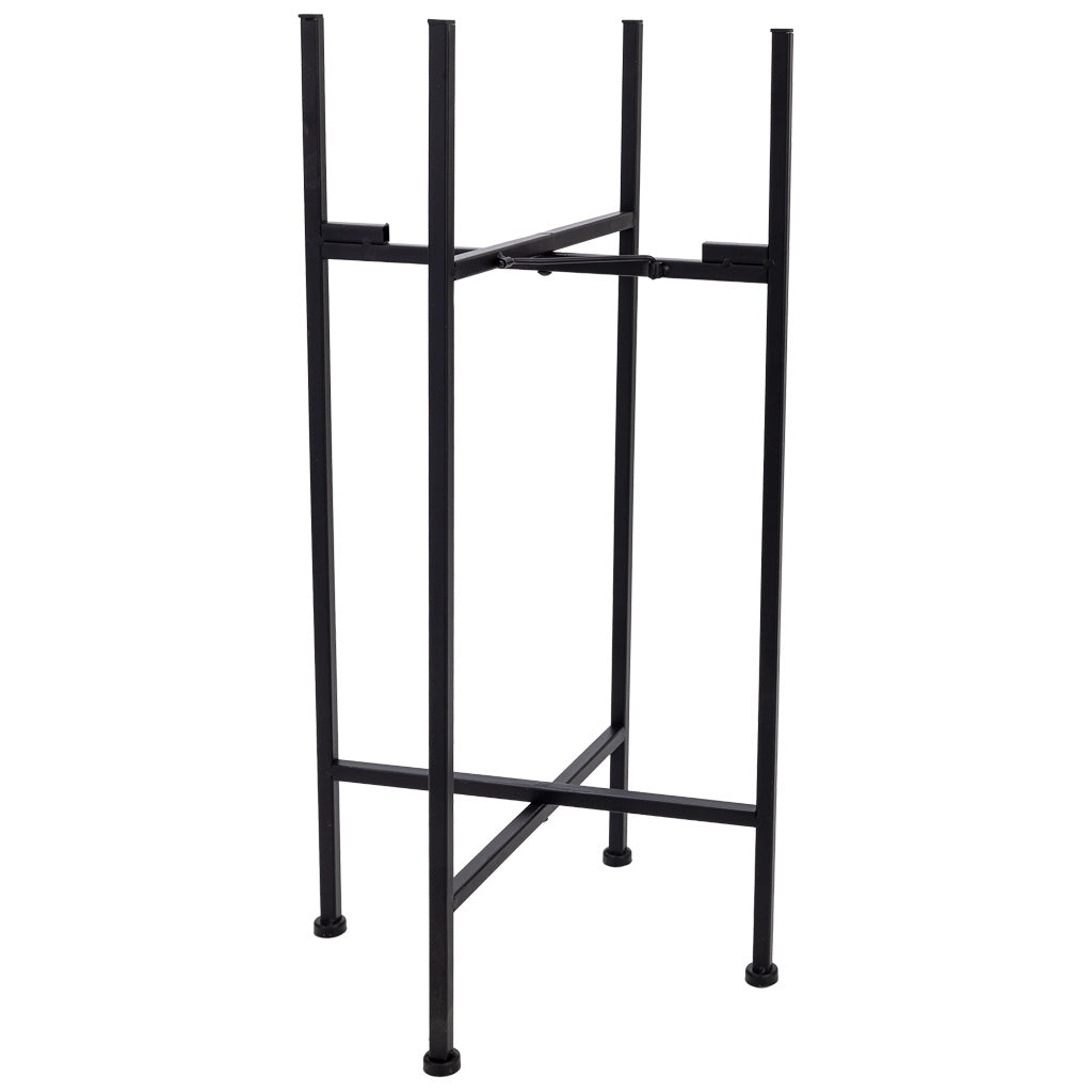 Vaso in metallo dorato 29x29x71h cm