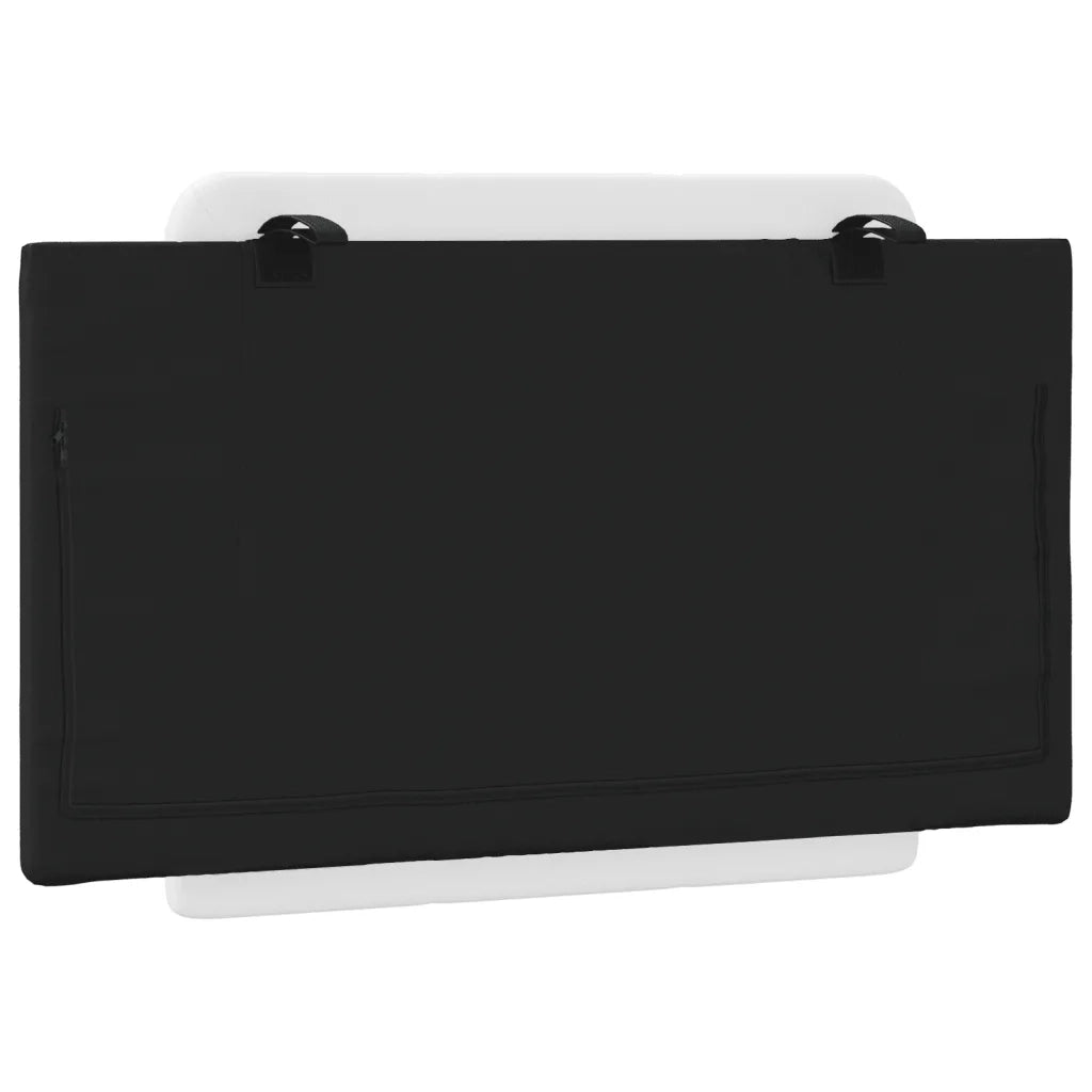Cuscino Testiera Zadar Nero e Bianco 90 cm in Similpelle 374841