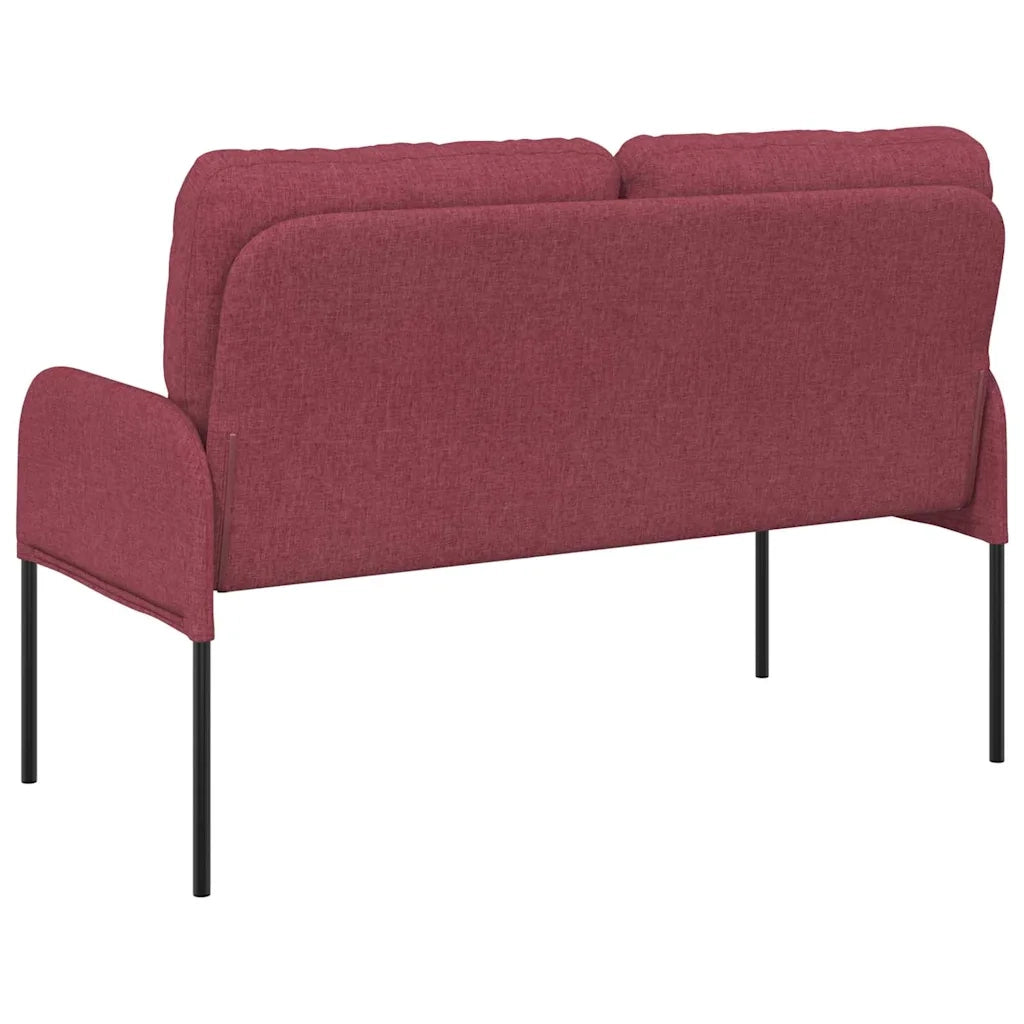 Divani con cuscino 110cm Rosso Vino Legno compensato 42023449