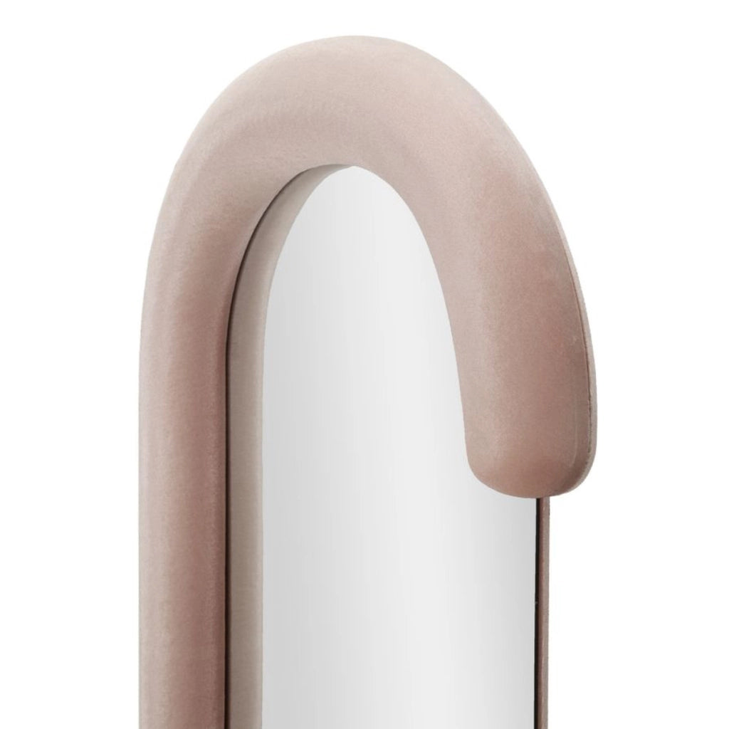 Specchio con Cornice Ecci 1, Rosa, MDF, 60x7x160 cm