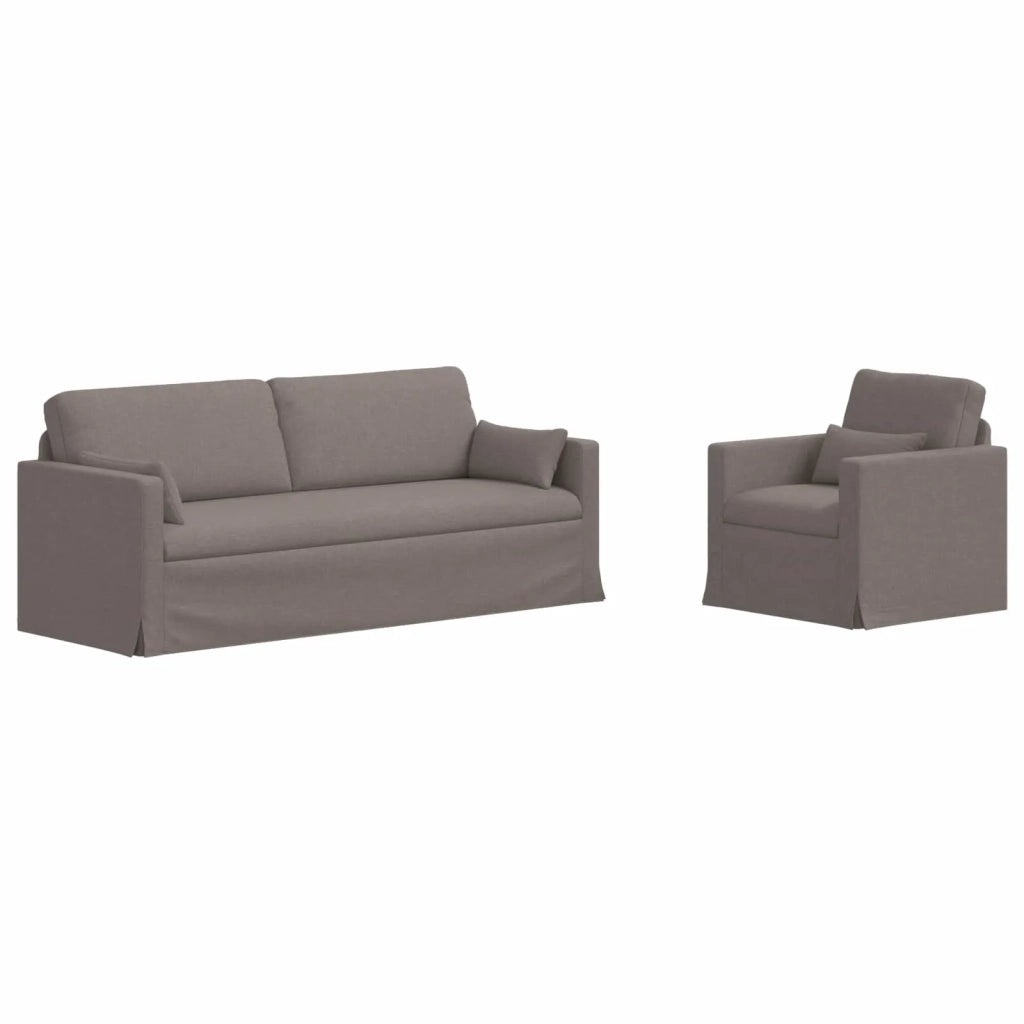 Set di divani 2 pcs Talpa 198 x 78 x 80 cm Tessuto 3407585