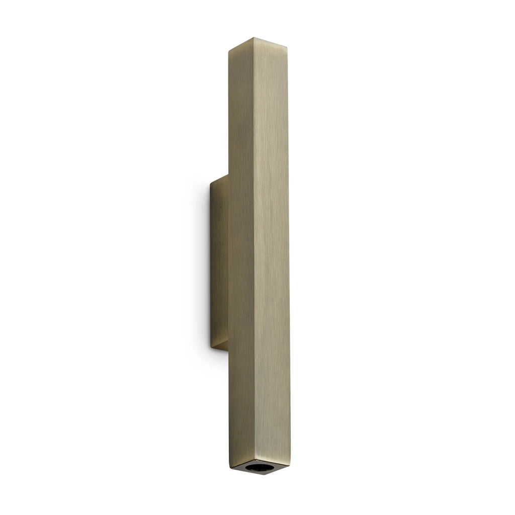 Applique Look 2 Luci Led Integrato Ottone