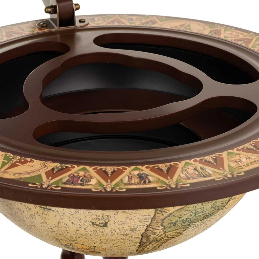 Mobile portabottiglieGlobe 44,3x44,3x87h