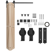 Porta scorrevole pieghevole ¨C Minimal ¨C 122 cm nero