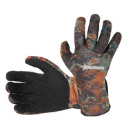 Guanti sub da mm 3 neoprene e nylon mimetico taglia m