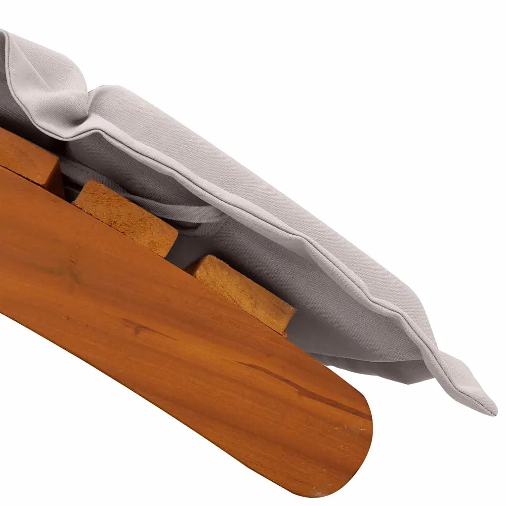 Lettino prendisole 2 pcs Talpa Legno di Acacia Massello 4107098