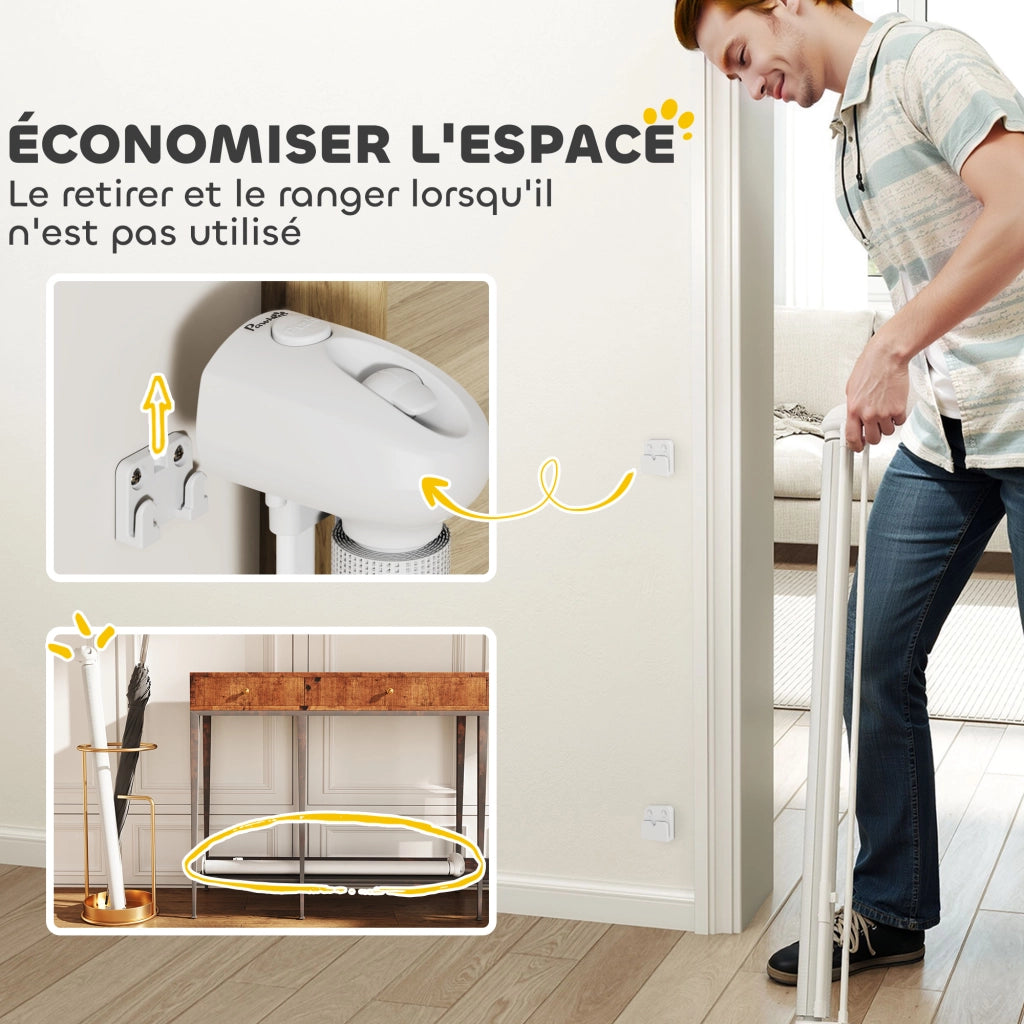 Barriera per cani retrattile ¨C Minimal ¨C 149 cm bianco