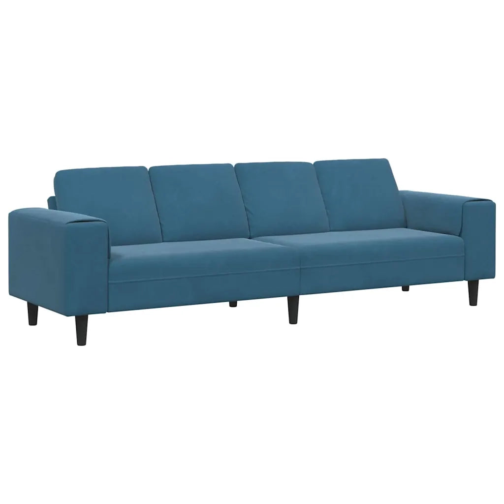 Divano per Soggiorno Blu 250 x 77 x 76 cm 3335090