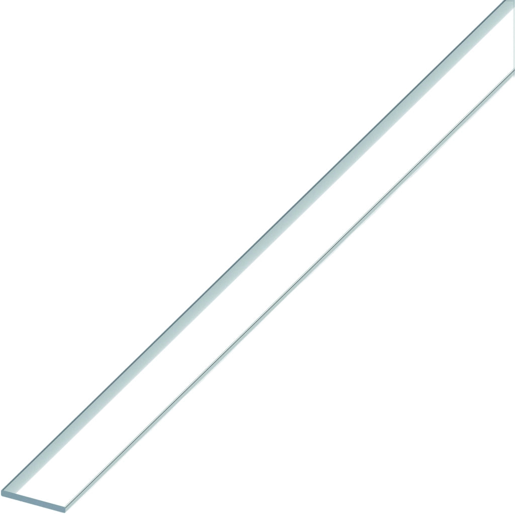 Alfer PROFILO BARRA PIATTA ALLUMINIO Argento Cromato mm. 25x2 mt. 1 5.00 pz