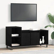Set mobile TV Rovere Nero 100 x 35 x 55 cm Legno multistrato 862970
