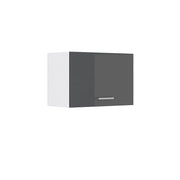 Pensile da cucina R-Line Antracite lucido/Bianco 60 cm Piatto Vicco
