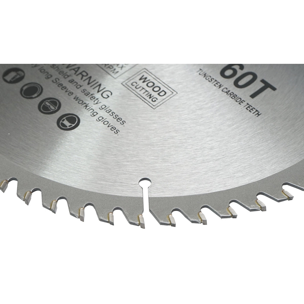Disco circolare widia per legno 230x25,4mm, max. velocità. Crownman da 6600 giri/min, 60 denti