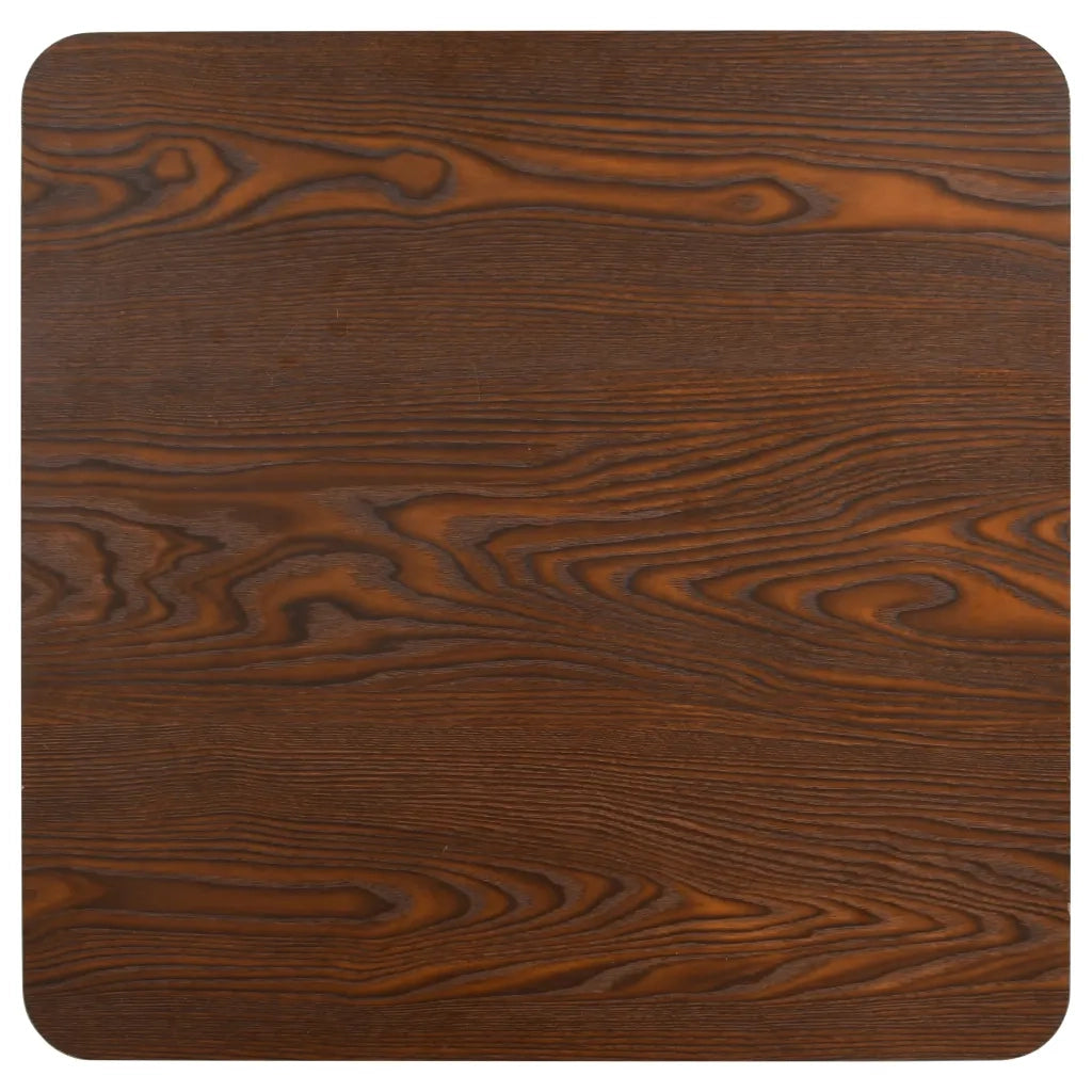 Tavolo da Bistrot Marrone Scuro 60x60 cm in MDF 286431