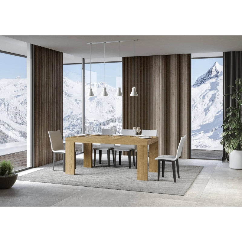 Tavolo allungabile 200/460x90 cm Roxell Premium - Quercia Natura