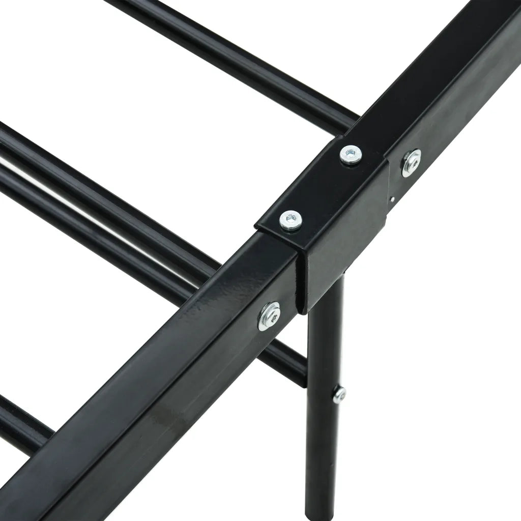 Giroletto Nero in Metallo 90x200 cm 286496