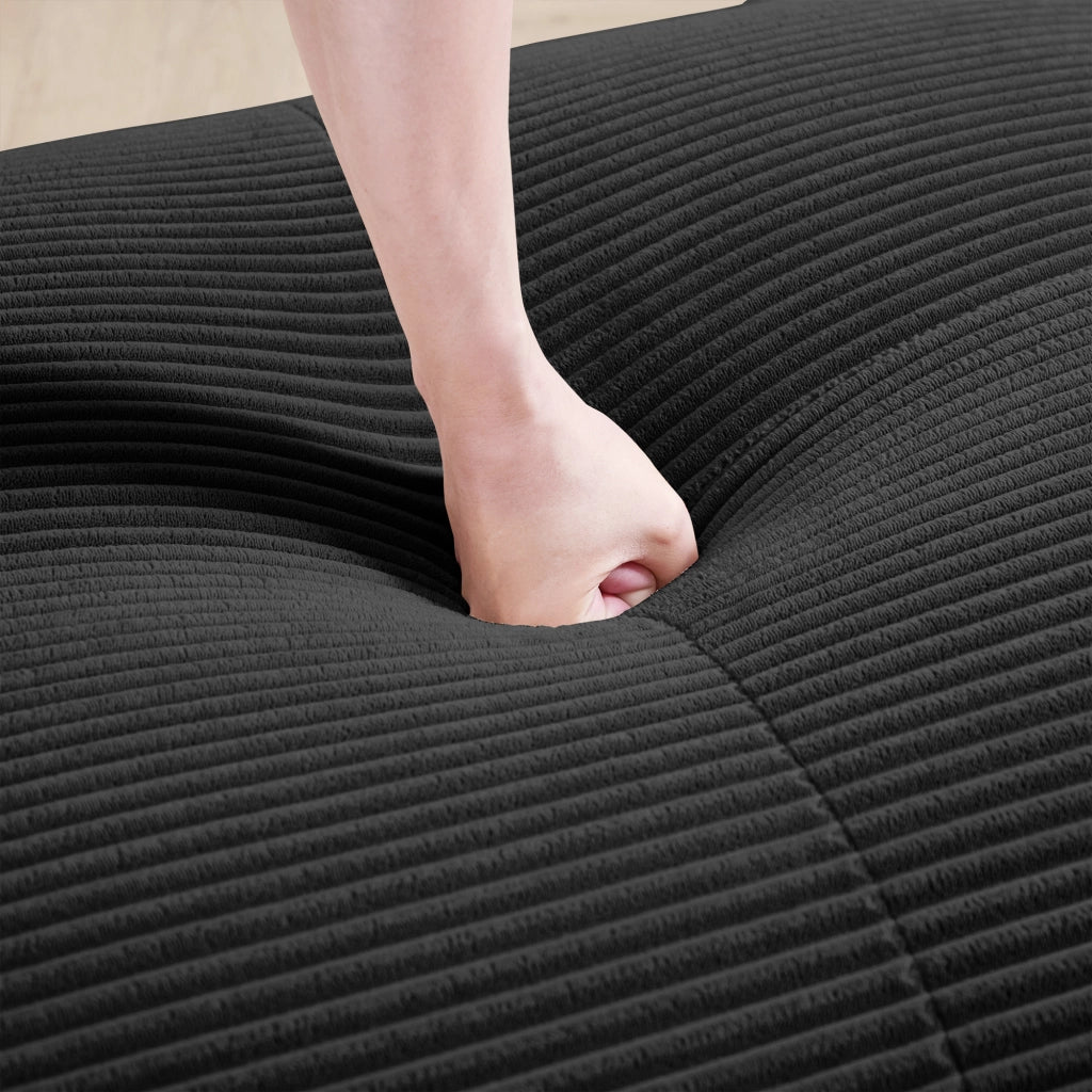 Sofa 3 posti in velluto - Zephmum - Modulare, antiscivolo, senza montaggio