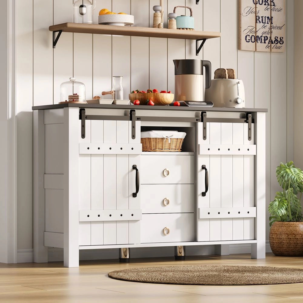 Buffet rustico - Xylo - 3cass scorrevoli 120x40x80cm