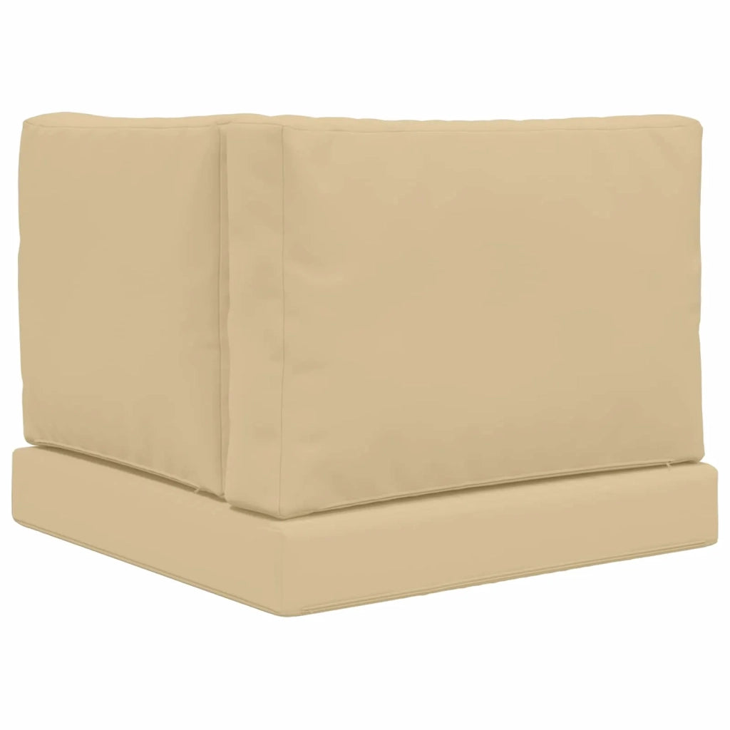 Cuscino per divano da esterno 3 pcs Beige Poliestere 900747