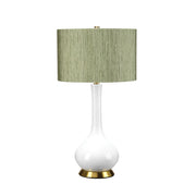 Lampada da tavolo Milo ceramica verde 69cm E27 Elstead