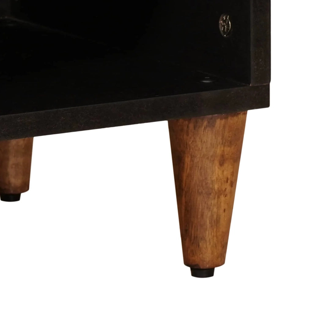 Mobile TV-Credenza per TV Noce 100 x 33 x 46 cm Legno di mango massello 312510