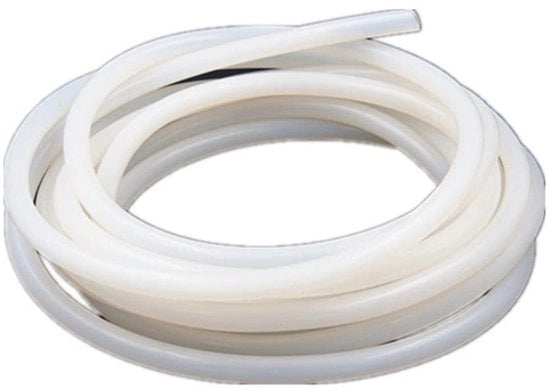 Tubo di silicone 2mm ID - 6mm OD - 5m - Classe alimentare - Flessibile - Alta resistenza termica - Non tossico - Sonda di aspirazione