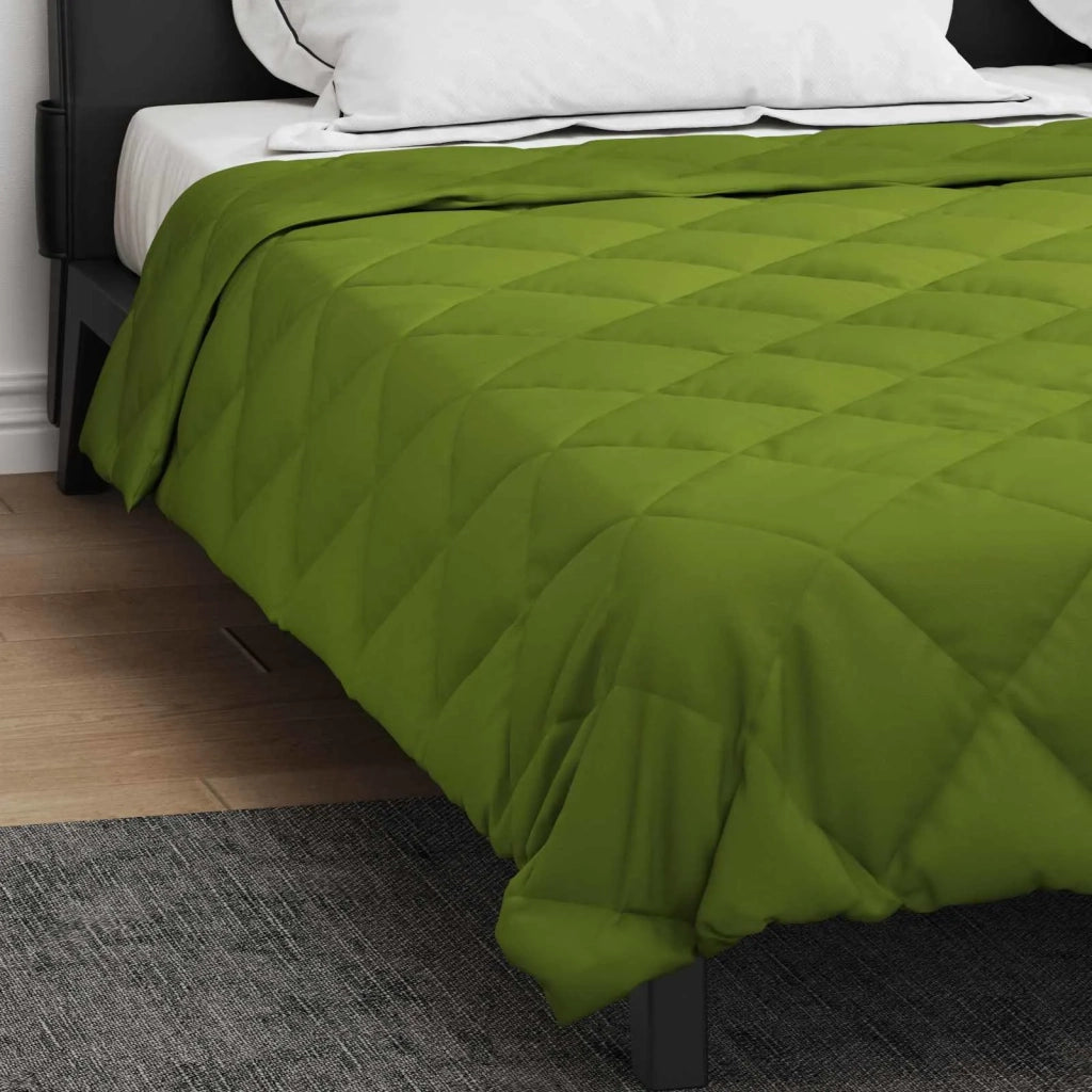 Piumone Completo Annuale Verde 200 x 220 cm Microfibra 42025556