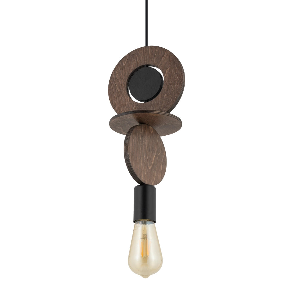 Lampada a sospensione Drops Wood C E27 Nowodvorski 11175