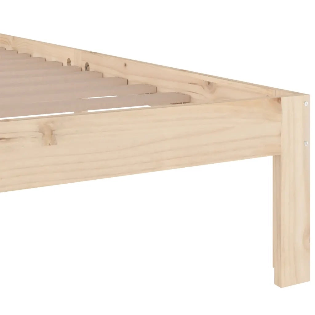 Giroletto senza Materasso in Legno Massello 200x200 cm