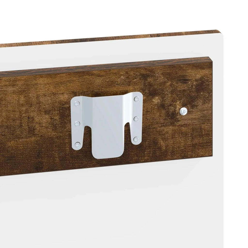 Testiera da Muro UTRECHT Rovere Fumo Legno ingegnerizzato 897840