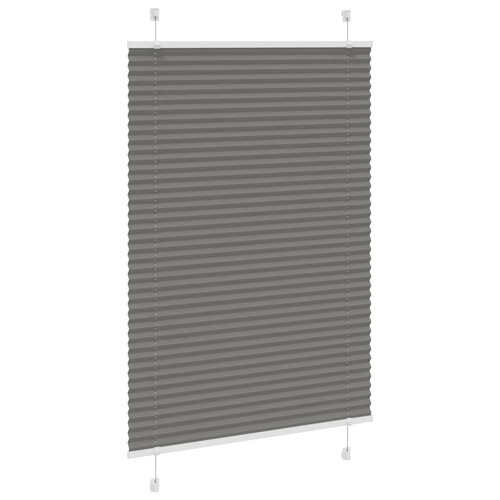 Tenda Plissettata | Tenda pliss¨¨ Antracite 100x150cm Larghezza Tessuto 99,4 cm
