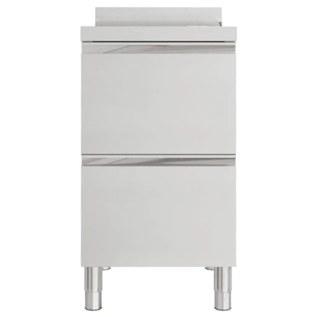 Mobiletto da cucina commerciale con 2 cassetti 50x60x96 cm 151178
