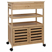Carrello da Cucina con Ruote Naturale 59,5 x 36 x 82 cm Bamb¨´ CFW8996627