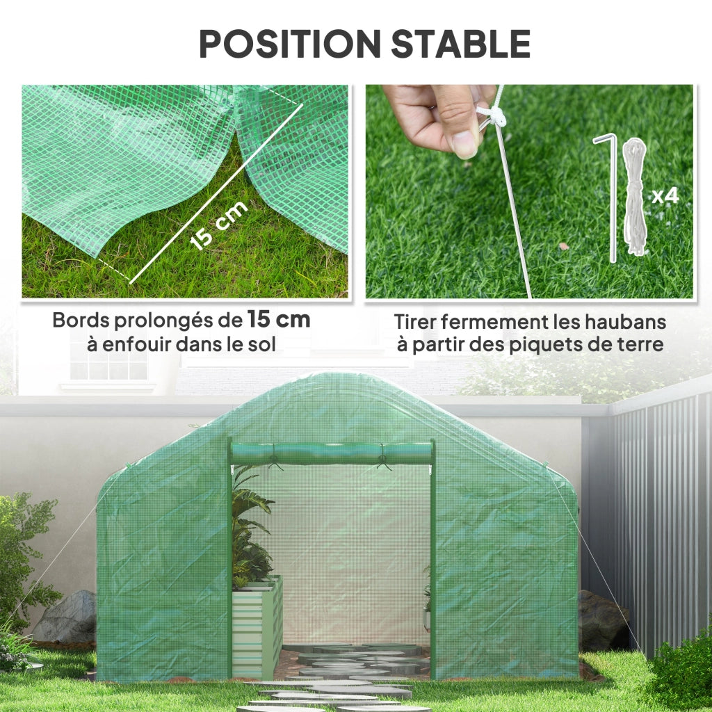 Serra da giardino ¨C Minimal ¨C Verde 400x300x200 cm