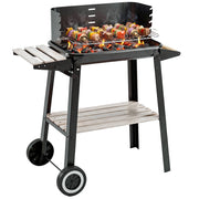 Barbecue a Carbone con Griglia Regolabile ¨C Xylo ¨C Nero 83x37x87cm
