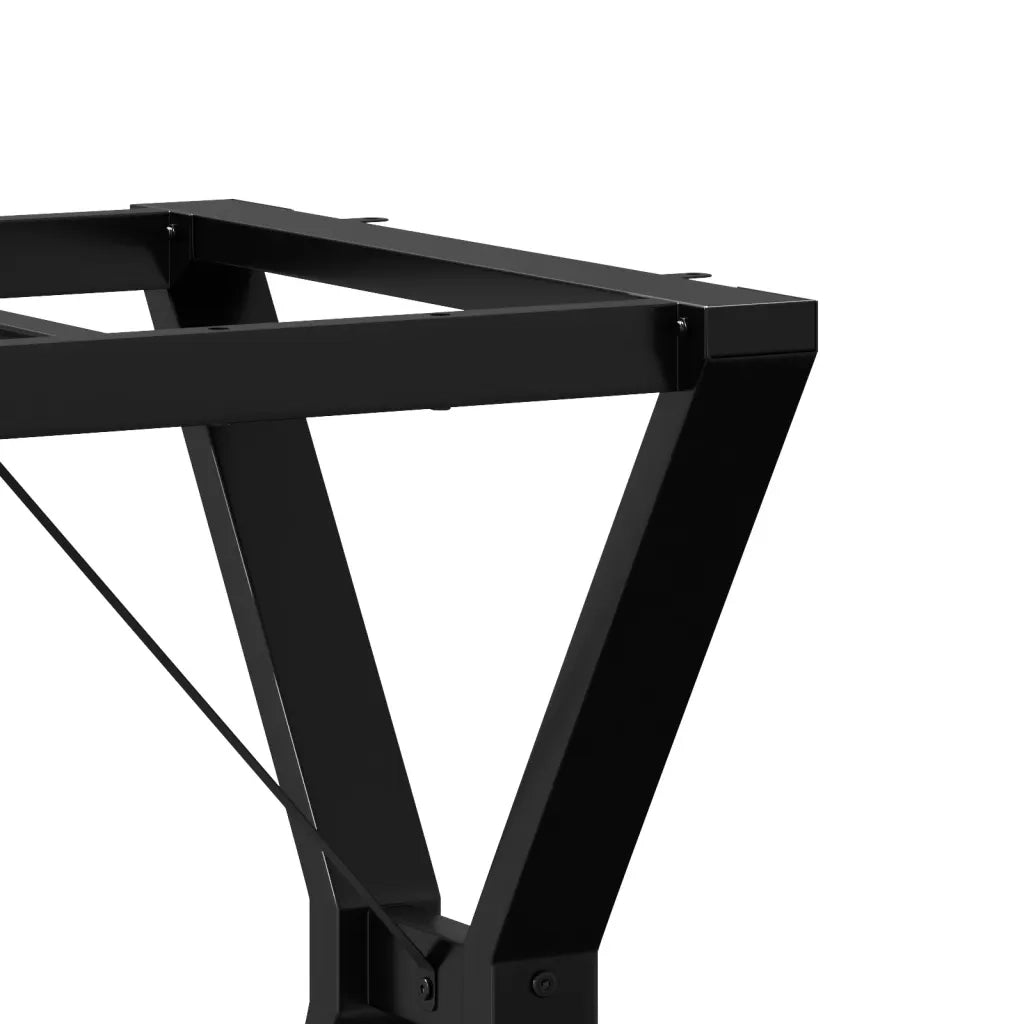 Telaio Gambe a Y per Tavolo da Pranzo 60x60x73 cm in Acciaio 357931