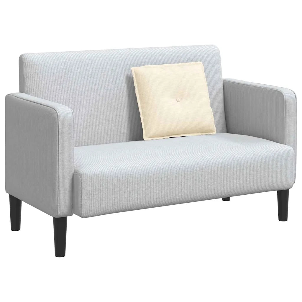 Cuscino per Schiena | Cuscino dorsale Crema 50 x 45 cm Tessuto in Cords
