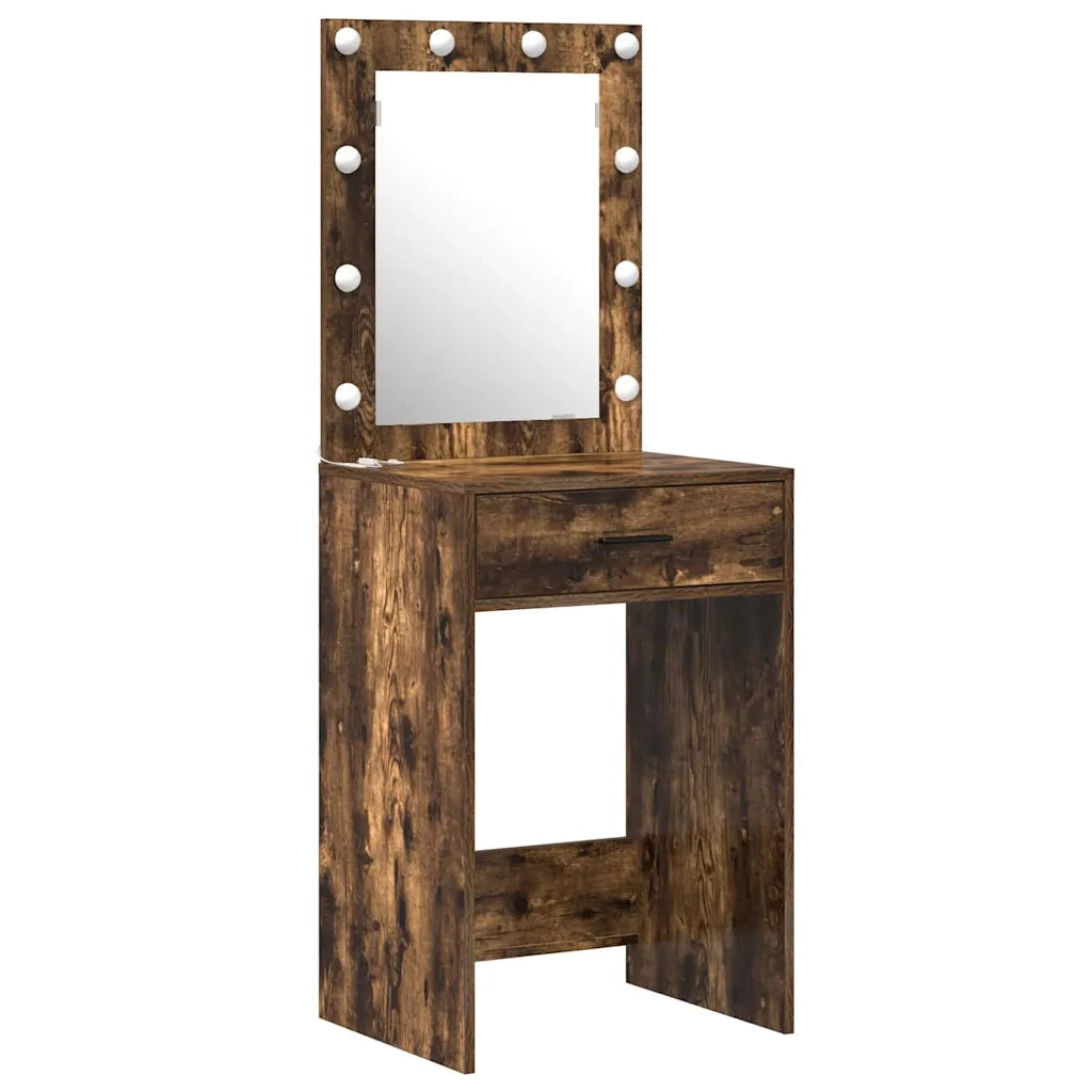 Toeletta | Tavolo da Trucco Marrone 50 x 41 x 135 cm Legno multistrato