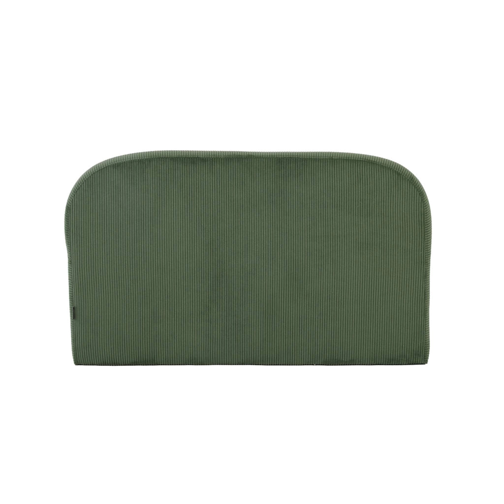 Divano letto per bambini in velluto a coste, verde kaki
