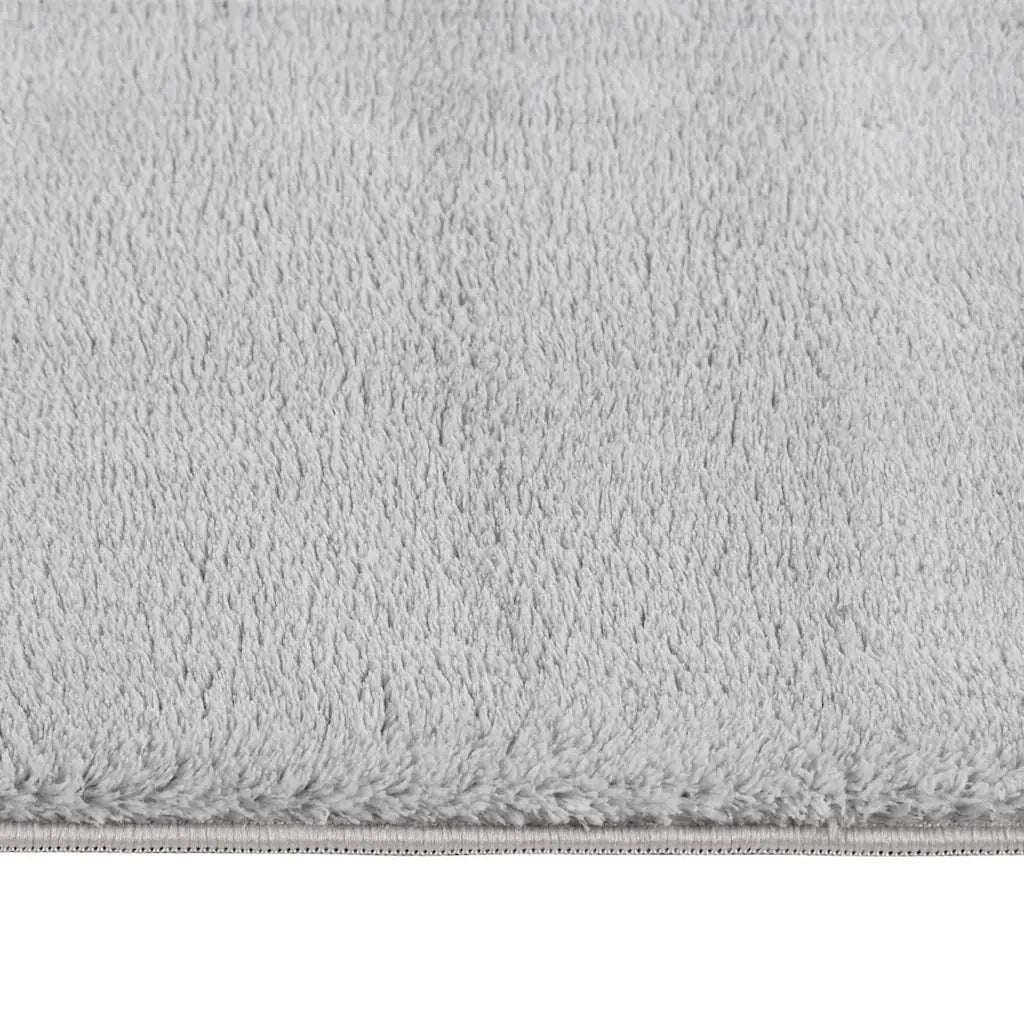 Tappeto Soffice a Pelo Corto 160x230 cm Antiscivolo Grigio 342194