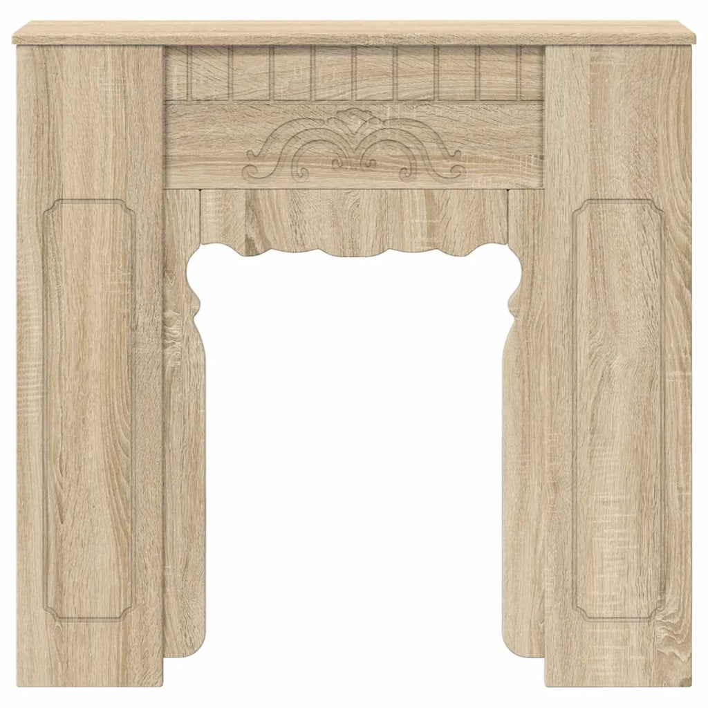 Cornice per camino Rovere Sonoma 93 x 20 x 89 cm 8006626
