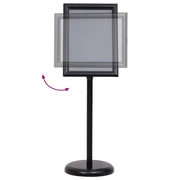 Supporti per poster 2 pz Nero 45 x 32,7 x 108 cm Alluminio CFW9146102