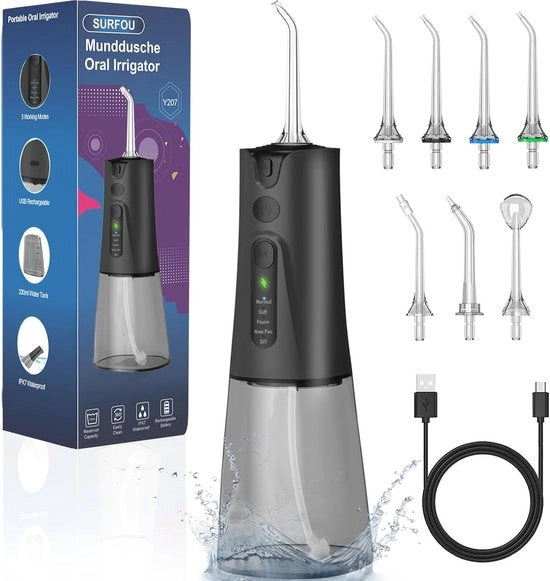 Dentifricatore a getto d'acqua - Monddouche - Senza fili - Cura della bocca