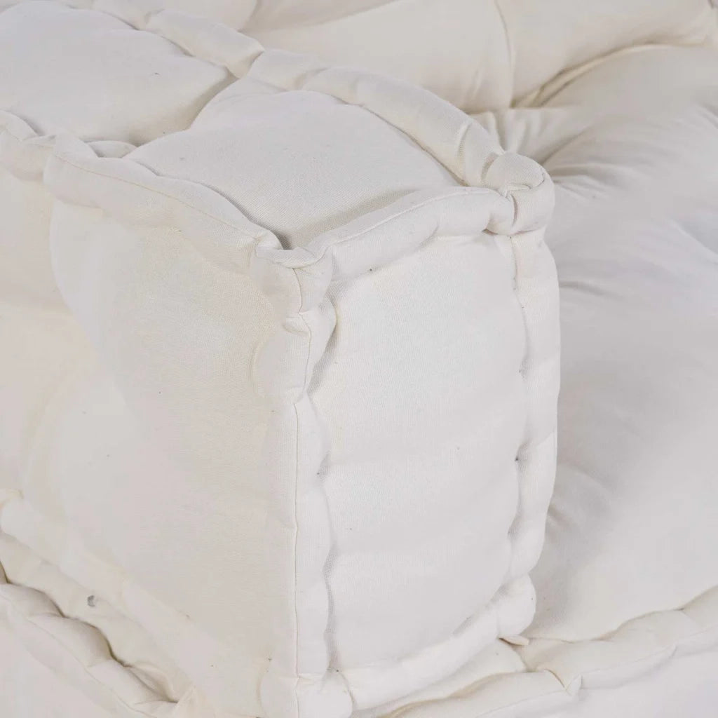 Cuscino per Divano Pallet 3 pcs Crema 120 x 80 x 34 cm Tessuto 4019080