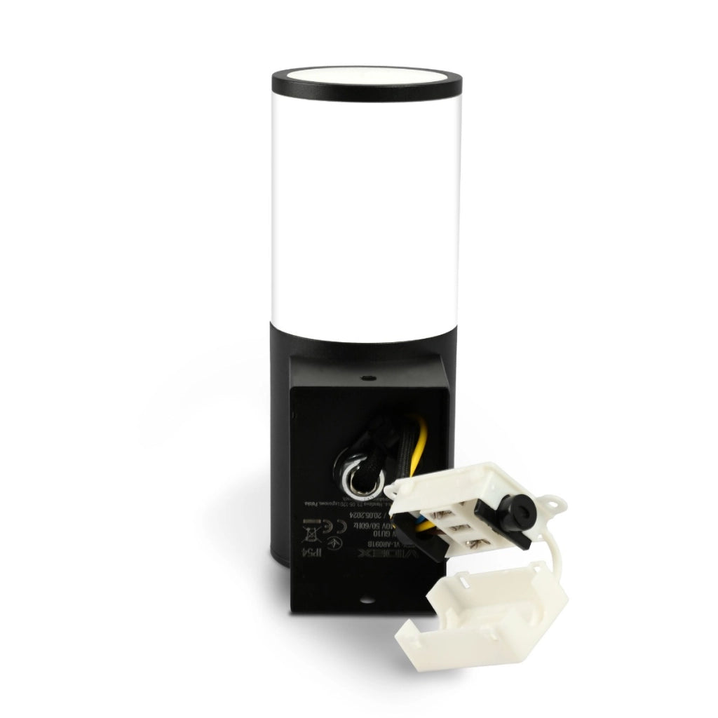 Applique esterno architettonico nero GU10 IP54 Videx AR090