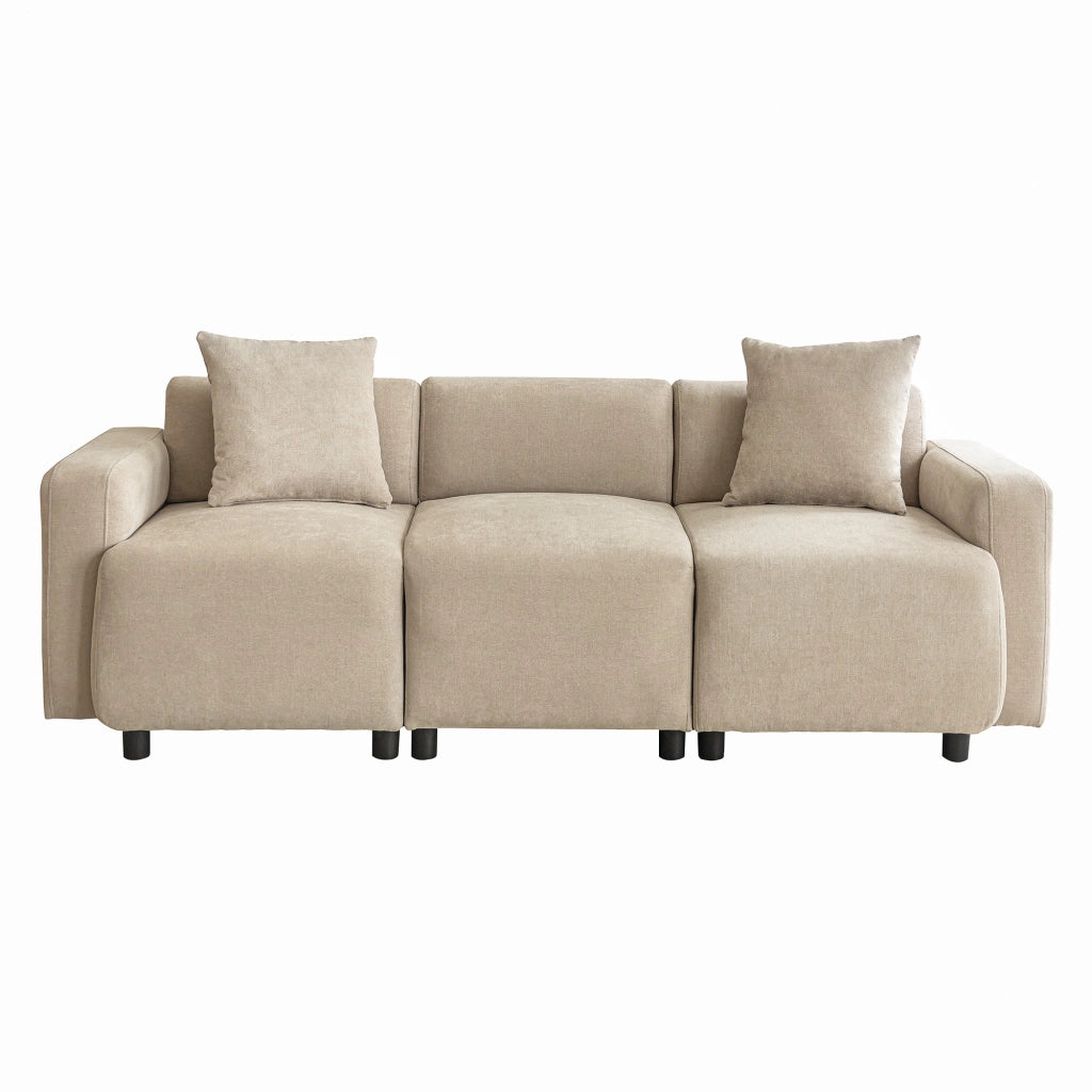Divano 3 posti moderno - Zephmum- Con cuscini decorativi