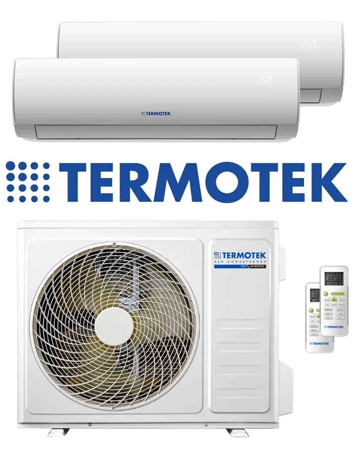 CLIMATIZZATORE AIRPLUS C12+C12 DUAL SPLIT 12000 + 12000 BTU INVERTER A++ PREDISPOSTO PER WIFI