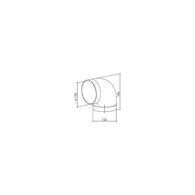 FABER S.p.A. 112.0253.688 accessorio per cappa Tubo di prolunga per cappa aspirante
