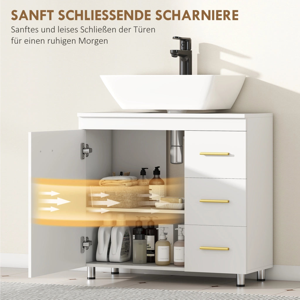 Mobile da Bagno Sottolavabo ¨C Minimal ¨C Bianco 60x30x30