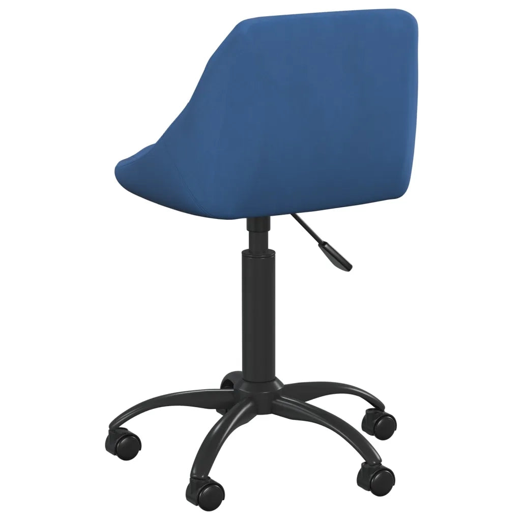 Sedia da Pranzo Blu in Velluto 335364